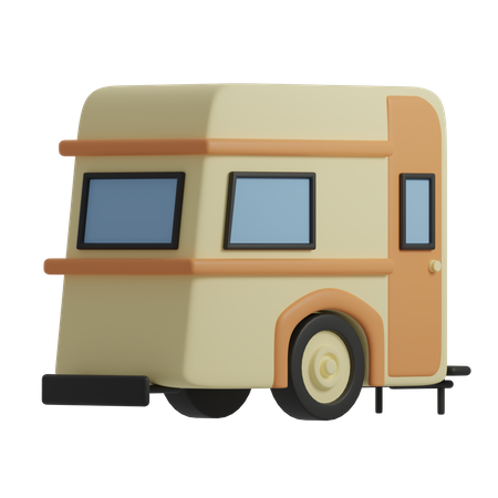 Caravana  3D Icon
