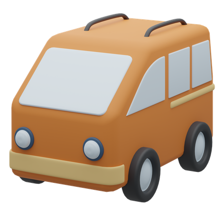 Caravana  3D Icon