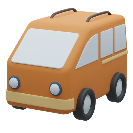 Caravane  3D Icon