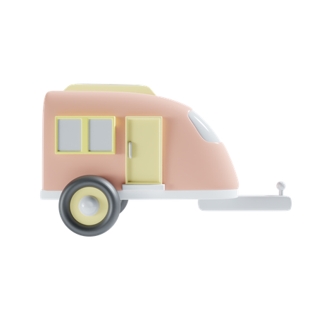 Caravane  3D Icon