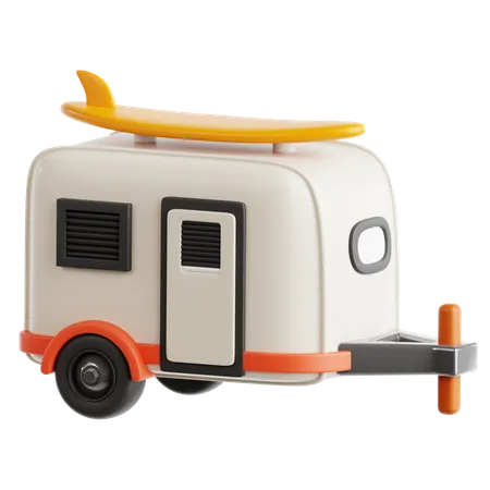 Caravane  3D Icon