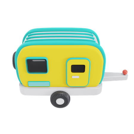 Caravane  3D Icon