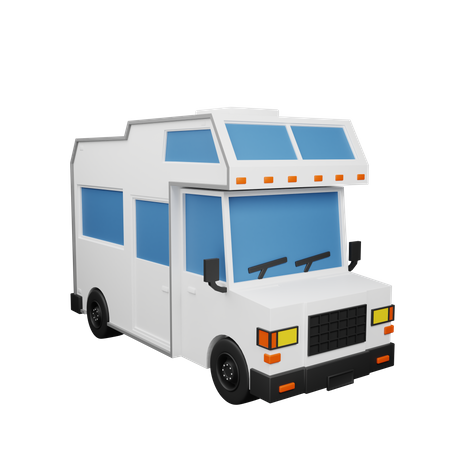 Caravane  3D Icon