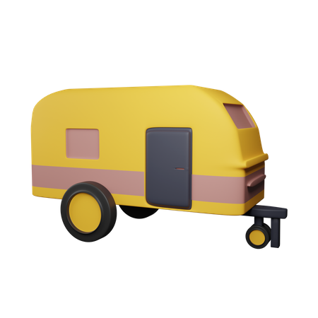 Caravane  3D Icon