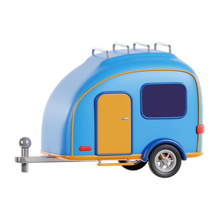 Caravane  3D Icon