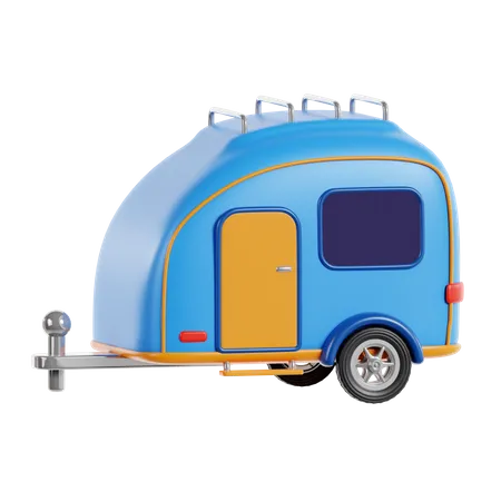 Caravane  3D Icon