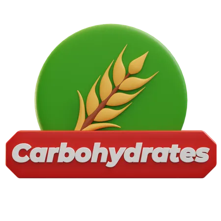 Carbohydrates  3D Icon