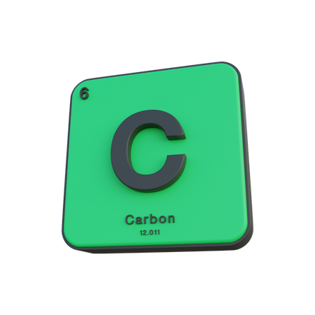 Carbon  3D Illustration