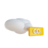 3d carbon dioxide illustration