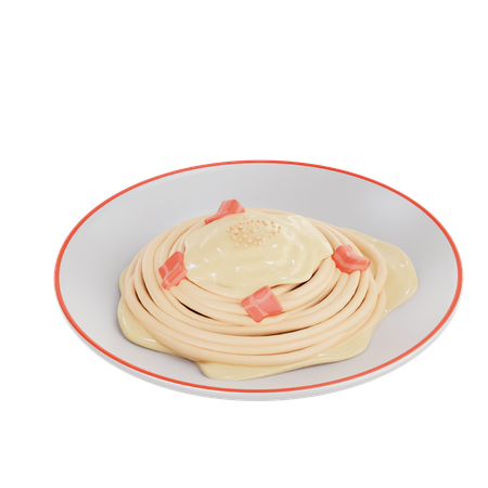 Carbonara  3D Icon