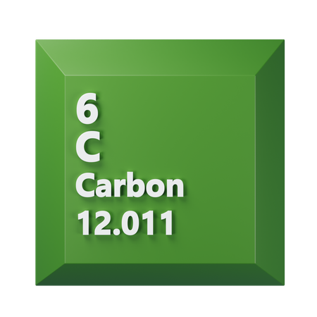 Carbone  3D Icon