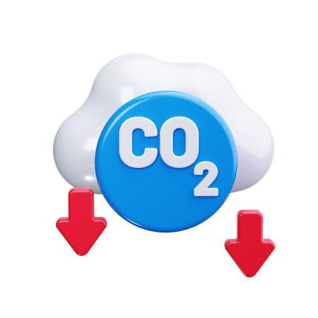 Neutre en carbone  3D Icon