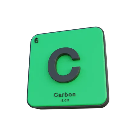 Carbono  3D Illustration