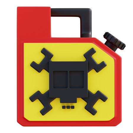 Carburant toxique  3D Icon