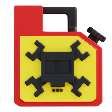 Carburant toxique  3D Icon