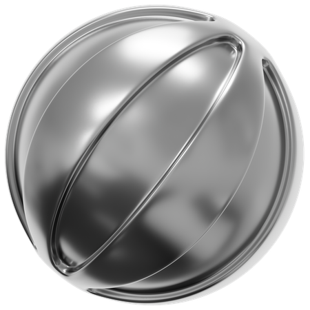Carcasa de arco cromada  3D Icon
