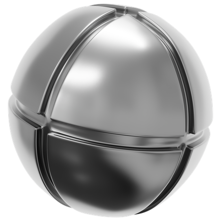 Carcasa de rejilla cromada  3D Icon