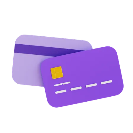 3 D Rendering Credit Card Icon 3D Icon