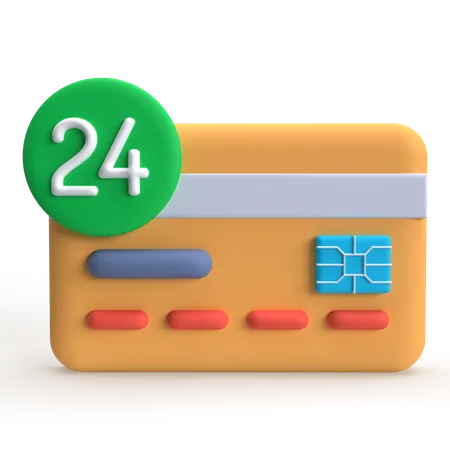 카드  3D Icon