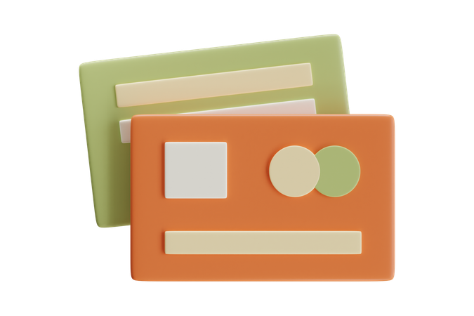 Card  3D Icon