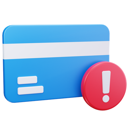 Card Blocked  3D Icon