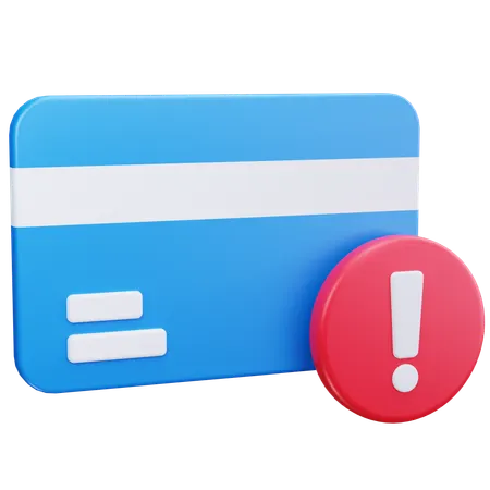 Card Blocked  3D Icon
