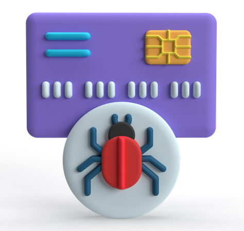 Card Bug  3D Icon