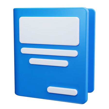 Card Catalog  3D Icon