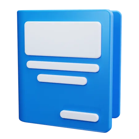 Card Catalog  3D Icon