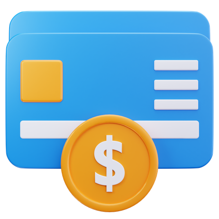 Card Dollar  3D Icon