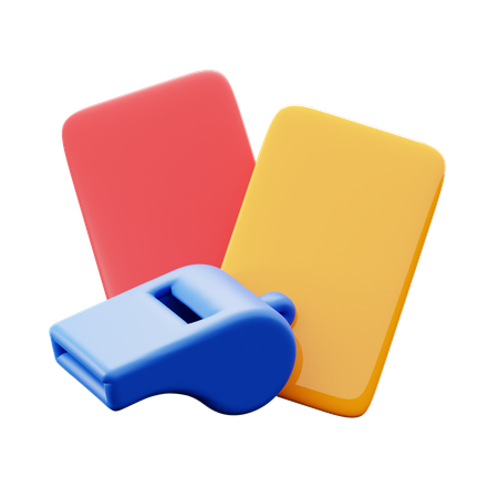 Card Given Whistel  3D Icon