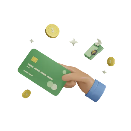 Credit Payment Illustration 3D Icon