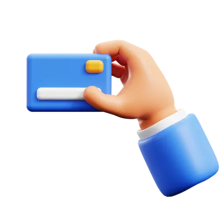 Card Holding Hand Gestures  3D Icon