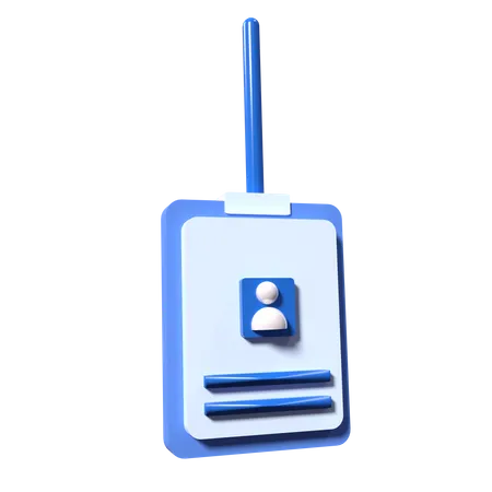 Card Identity 3D Icon