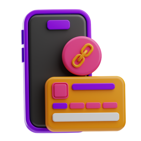 Card Link  3D Icon