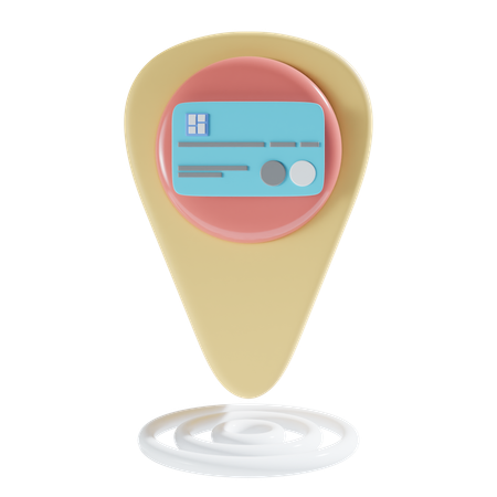 Card Location  3D Icon