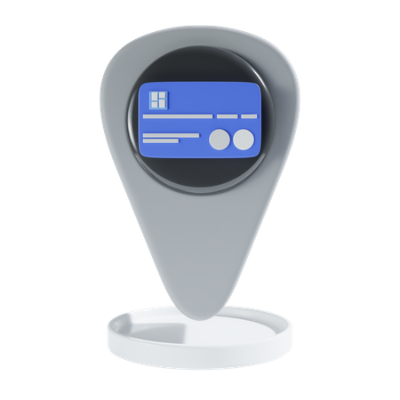 Card Location  3D Icon