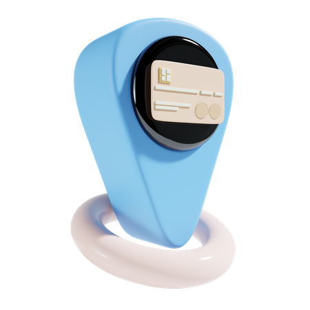 Card Location  3D Icon