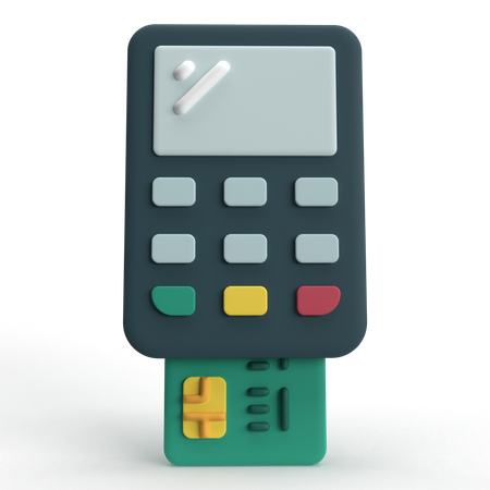 Card Machine  3D Icon