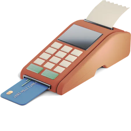 Card Machine  3D Icon