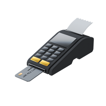 Card Machine  3D Icon