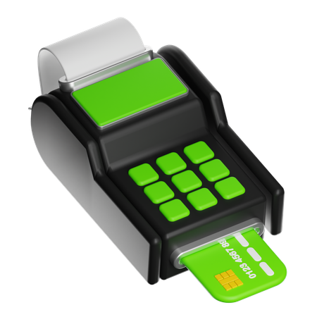 Card Machine  3D Icon