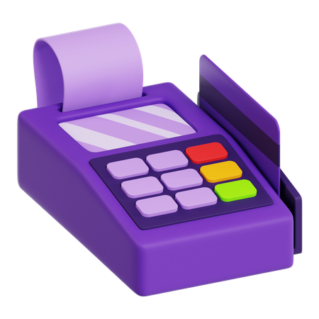 Card Machine  3D Icon