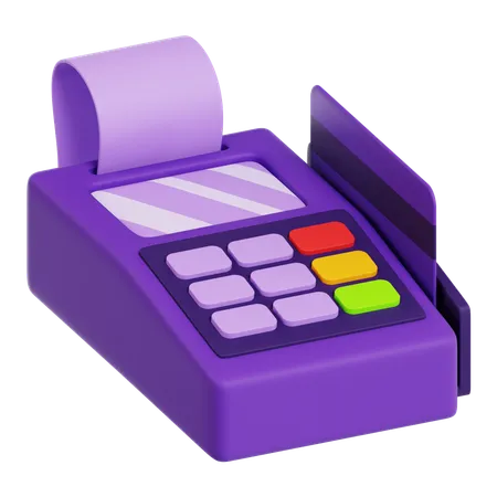 Card Machine  3D Icon