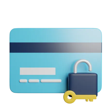 Card Password  3D Icon