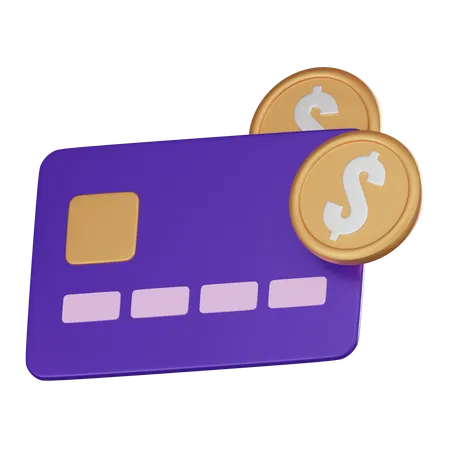 Credit Card Representation Of Financial Flexibility Responsible Spending And Smart Shopping Habits For Conveying Concepts Of Budgeting Savings And Financial Literacy 3 D Render Illustration 3D Icon