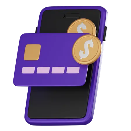 Credit Card Visual Representation Of Digital Commerce Secure Payments For Conveying Concepts Of Payment Gateways Mobile Wallets And Cryptocurrency Transactions 3 D Render Illustration 3D Icon