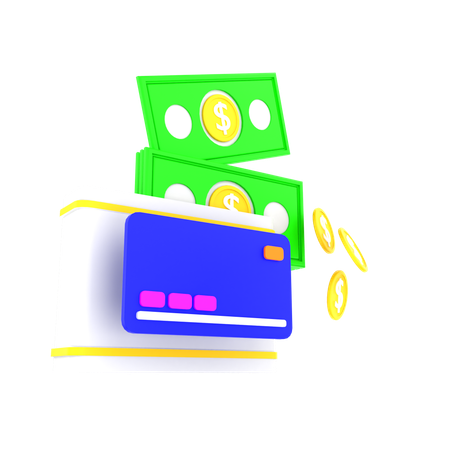 カード決済  3D Icon