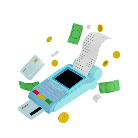 Card Payment  3D Illustration