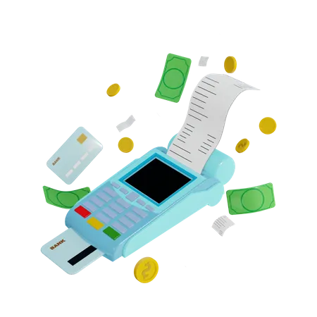 Card Payment  3D Illustration